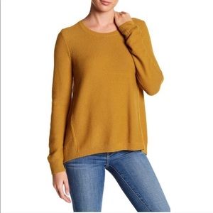 Madewell Riverside Textured Mustard Sweater